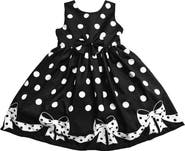 JOE-ELLA Bow Dot Print Dress