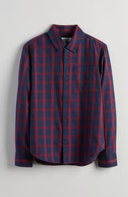 Nordstrom Kids' Plaid Button-Up Shirt