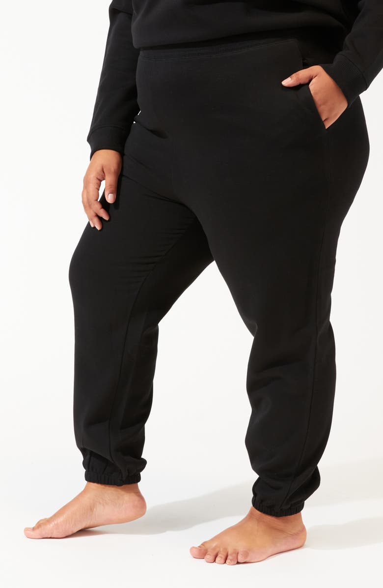 Threads 4 Thought Invincible Fleece Joggers, Alternate, color, Black