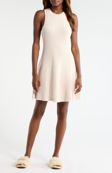 Adela Rib Knit Minidress (Regular & Plus Size)