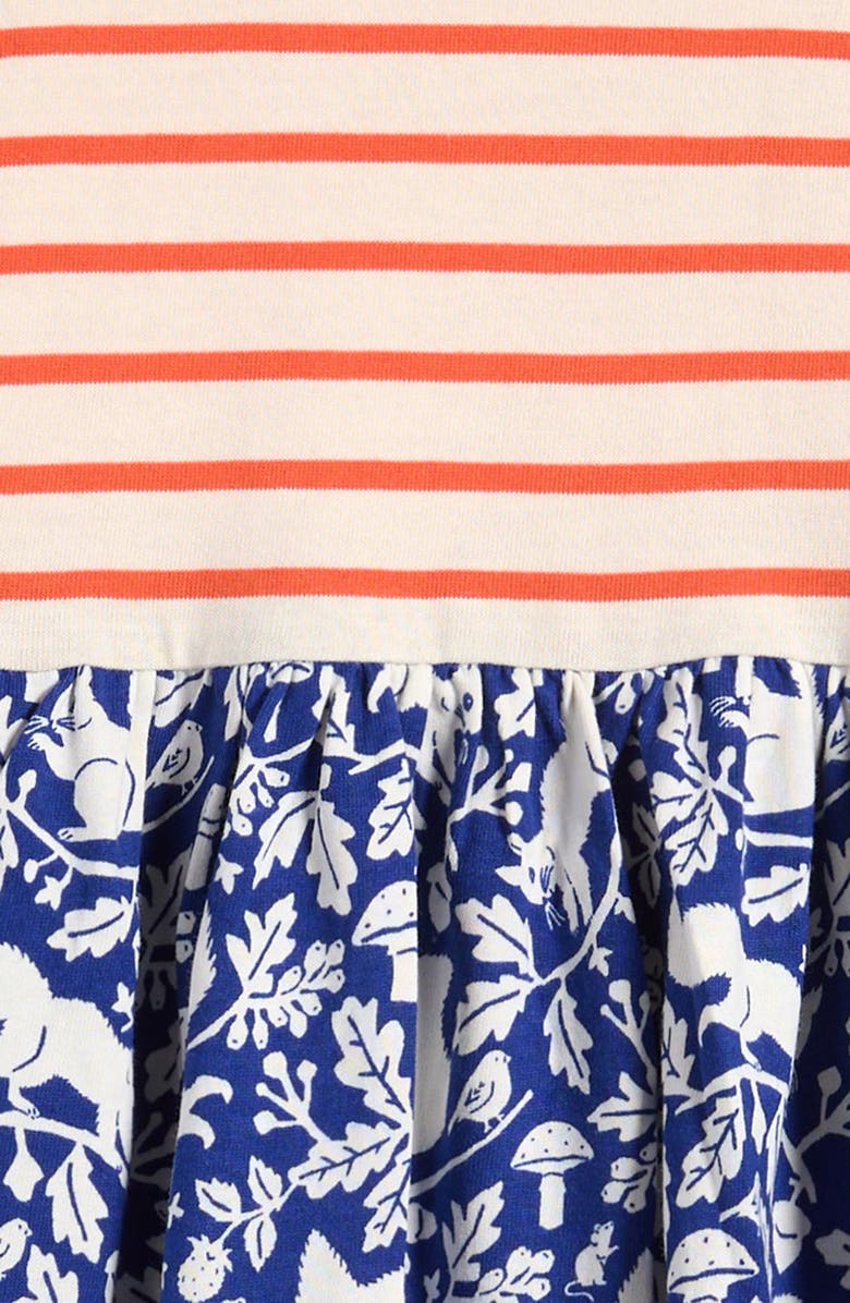 Mini Boden Kids' Hotchpotch Mix Print Long Sleeve Cotton Dress, Alternate, color, 