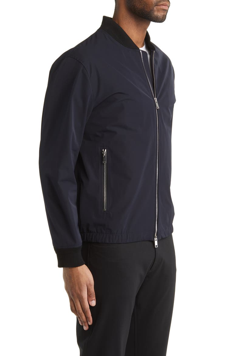 City Foundation Tech Water Resistant Twill Bomber Jacket, Alternate, color, BALTIC - XHX
