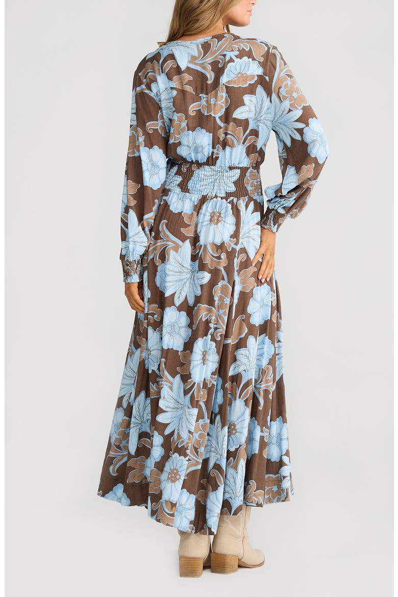 Halcyon Maxi Dress, Alternate, color, CHOCOLATE IBIZA