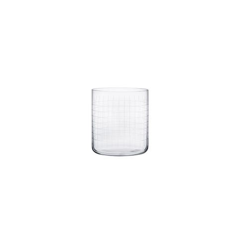Finesse Grid Whisky Glass, Set of 4