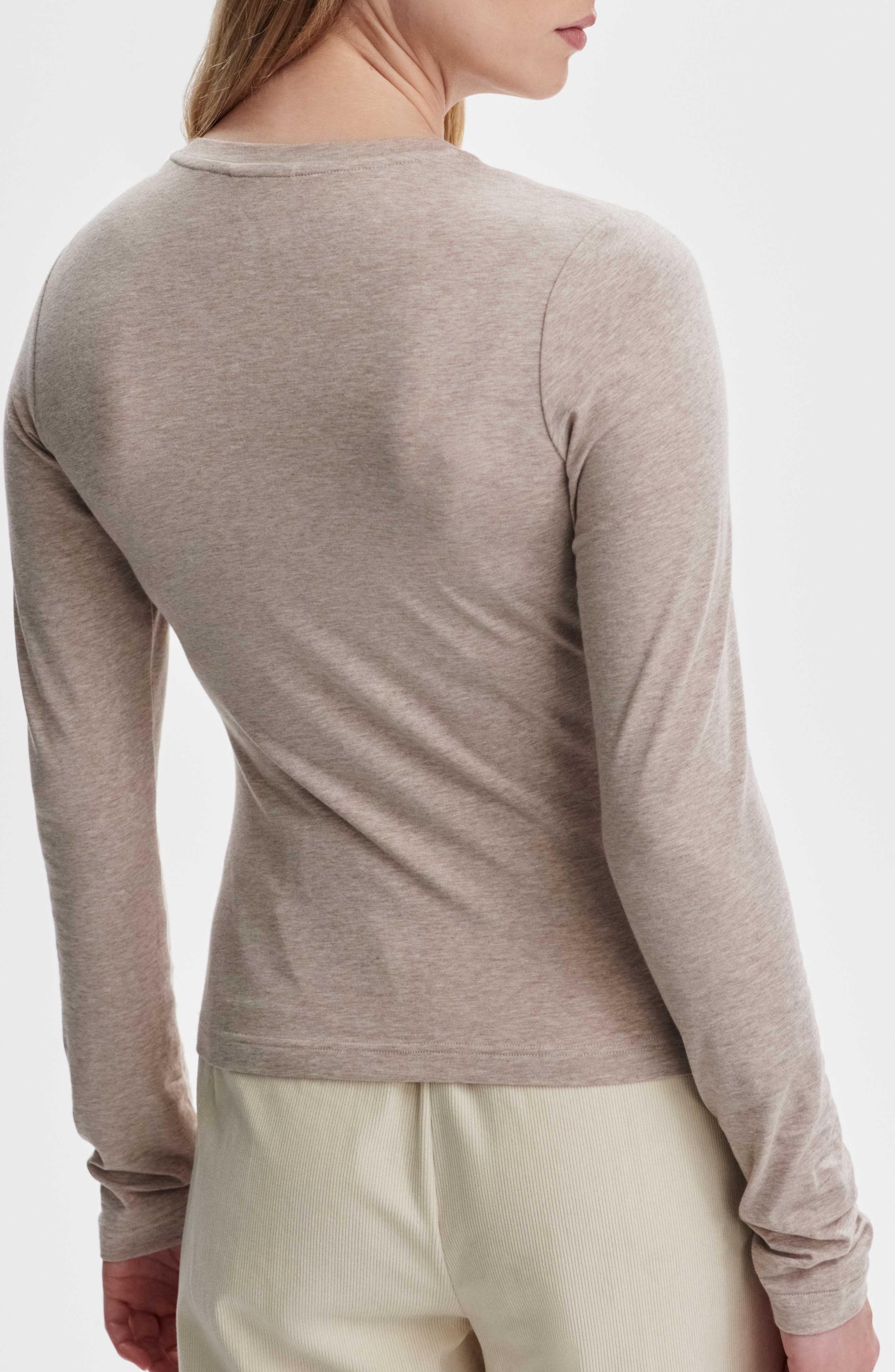 Edna Fitted Long Sleeve T-Shirt - image 2