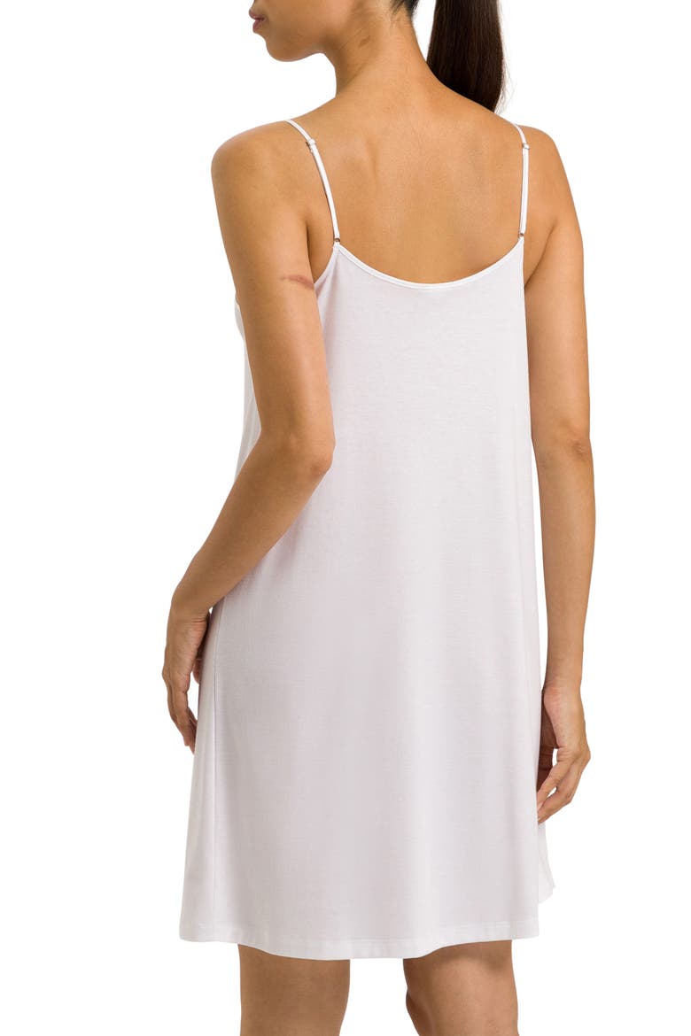 Michelle Supima® Cotton Chemise, Alternate, color, WHITE