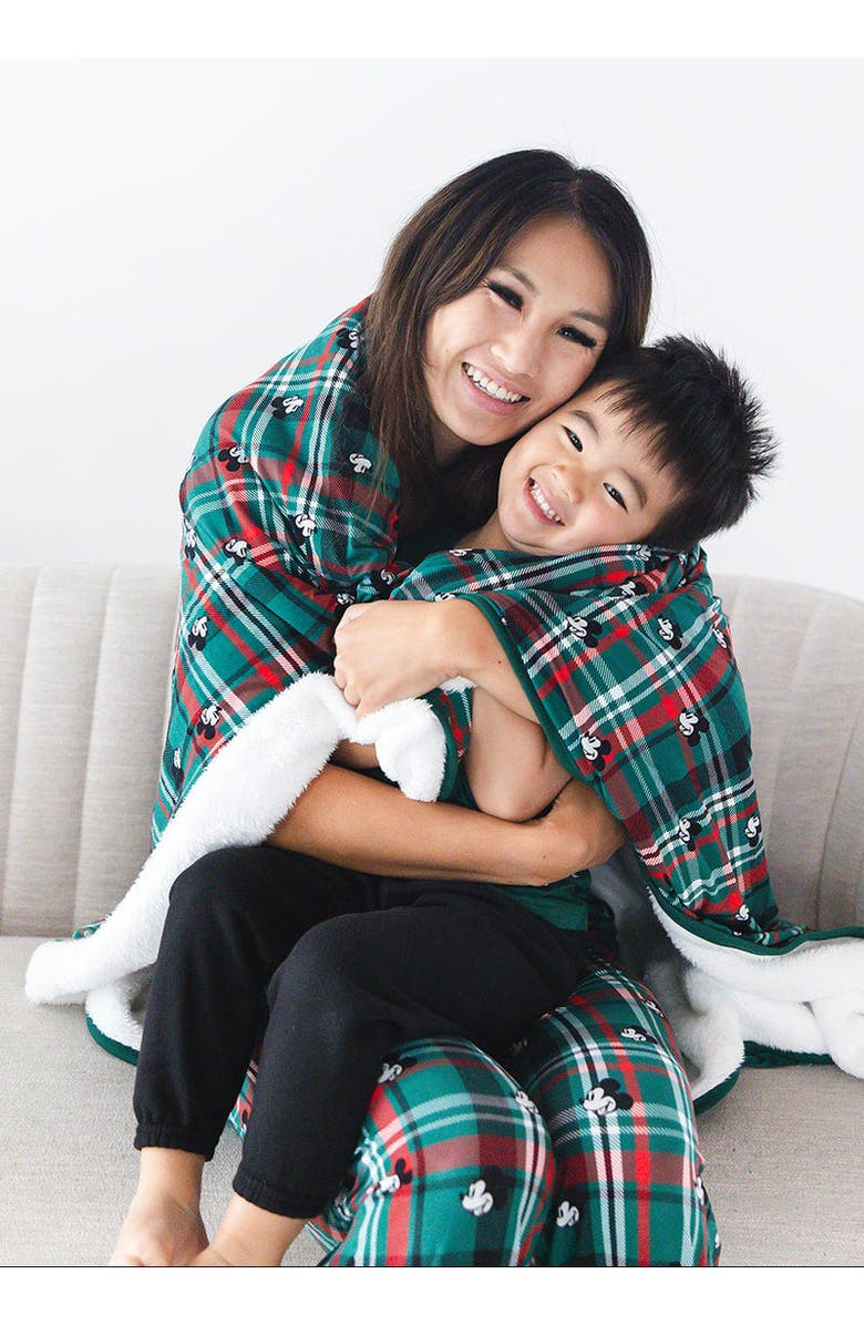 Charlie Lou Baby<sup>®</sup> Steamboat Willie Tartan Plush Blanket, Alternate, color,