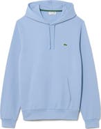 Lacoste Lightweight Cotton Fleece Pullover Hoodie