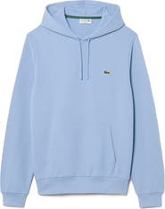 Lacoste Lightweight Cotton Fleece Pullover Hoodie