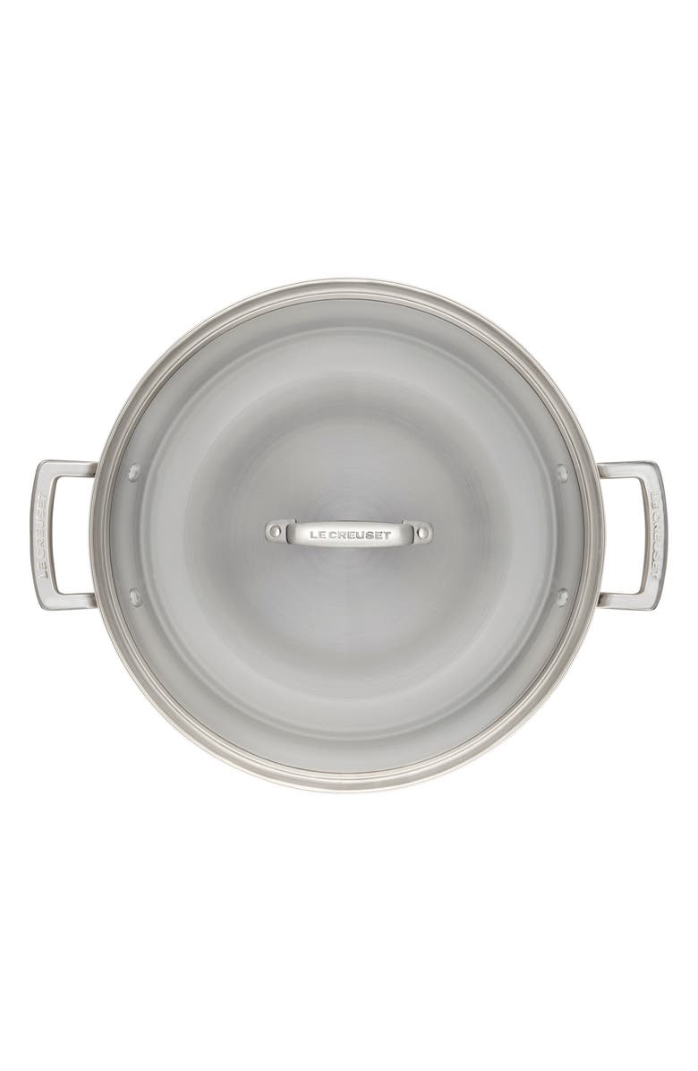 Le Creuset 4.5-Quart Classic Stainless Steel Wok, Alternate, color, Stainless Steel
