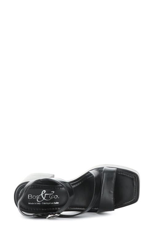 Bos. & Co. Veda Ankle Strap Platform Sandal