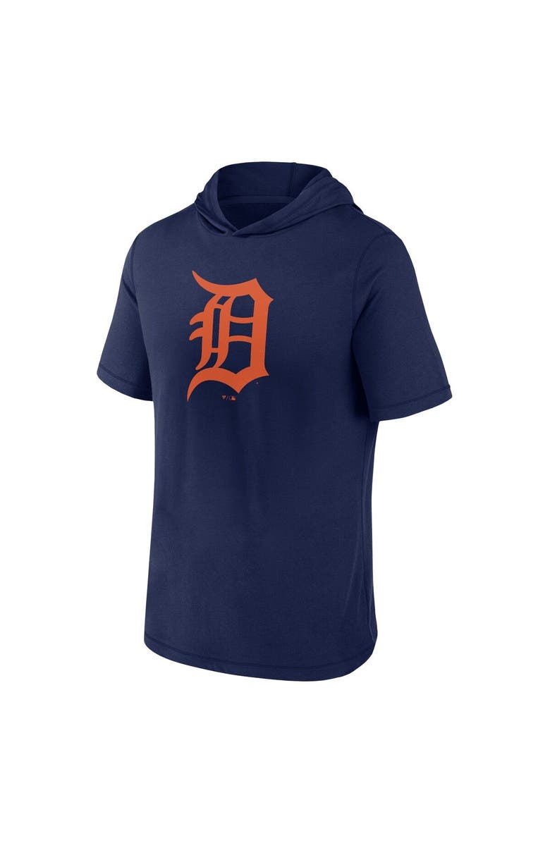FANATICS Men's Fanatics Branded Navy Detroit Tigers Short Sleeve Hoodie T-Shirt, Alternate, color, Navy