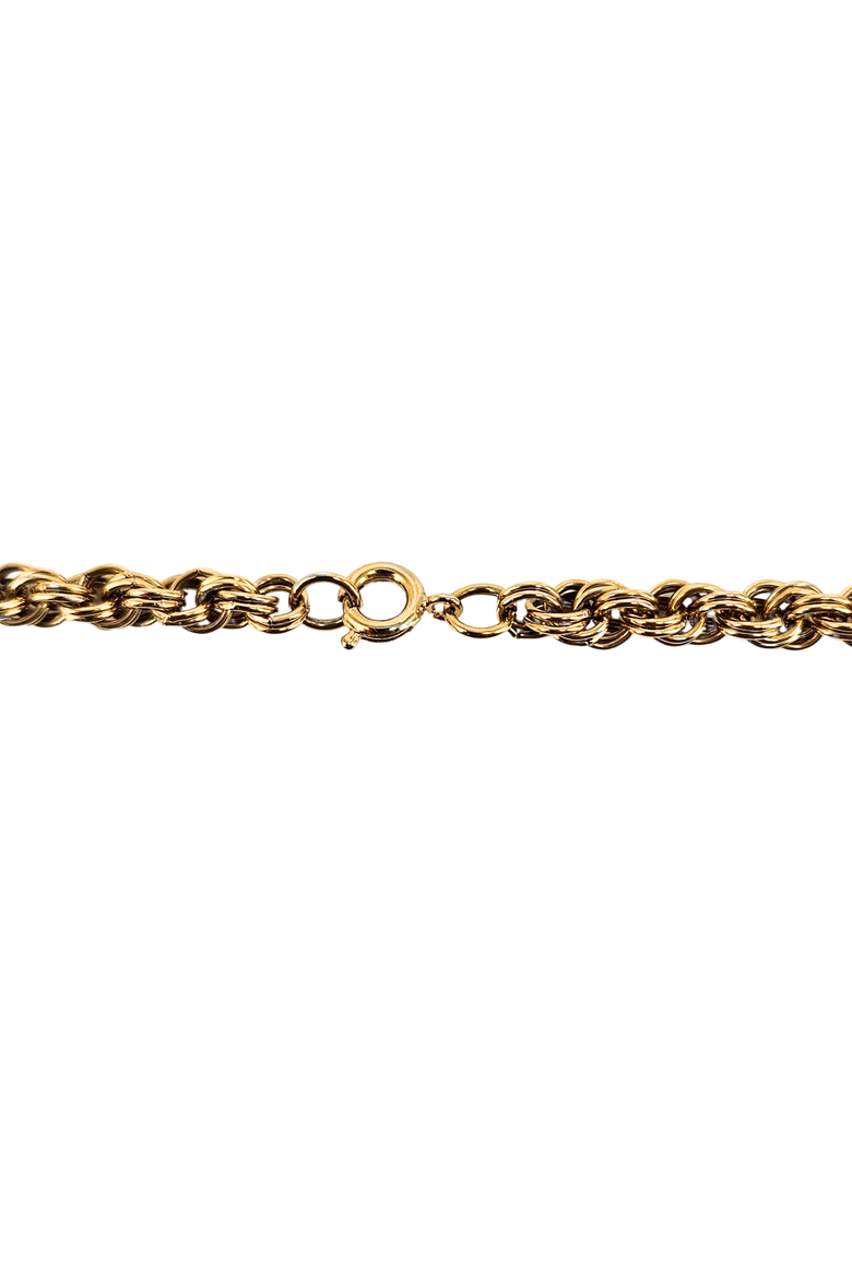 Vintage 70s Long LInk chain Necklace, Alternate, color, Gold