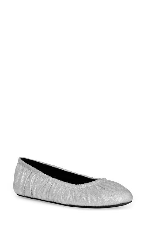 Ruched Ballet Flat (Women)
