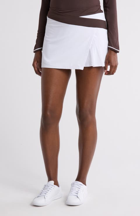 Asymmetrical Pleated Tennis Skort