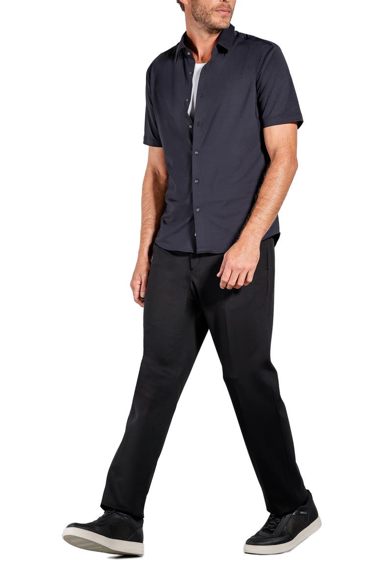 Short Sleeve Bold Tech Shirt, Alternate, color, Black