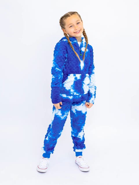 Minky Bubble Jogger Pants - Tie Dye