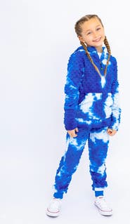 Limeapple Minky Bubble Jogger Pants - Tie Dye