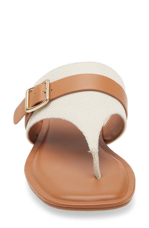Nordstrom Rack Casen T-strap Sandal In Ivory Multi