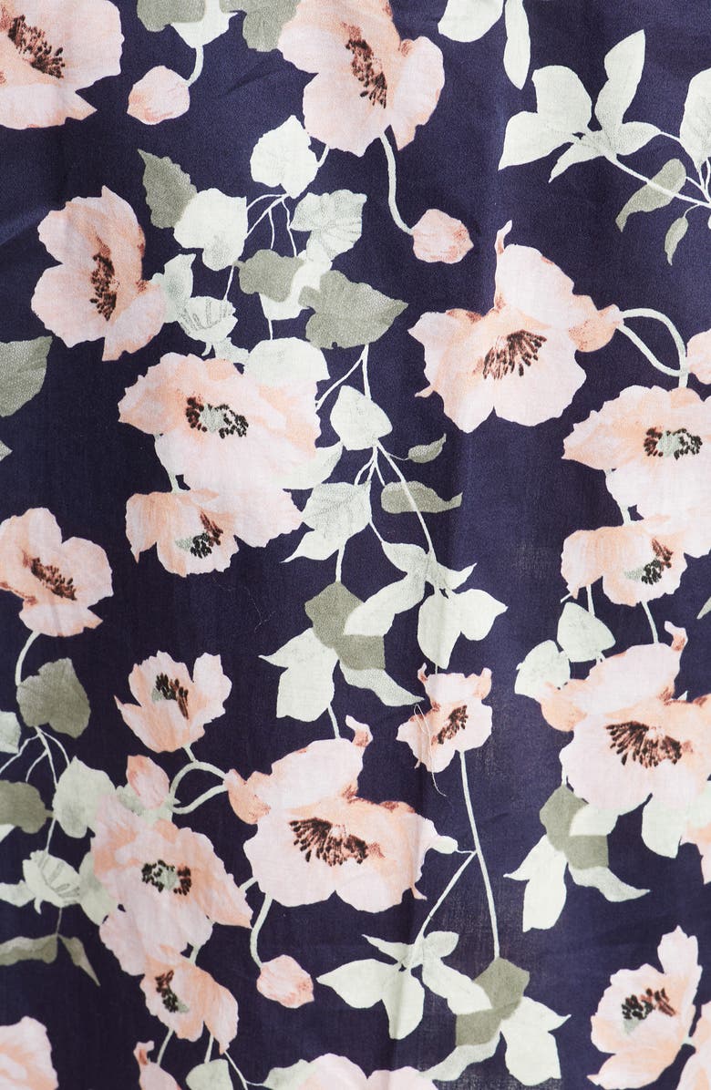 Papinelle Poppies Cotton Robe, Alternate, color,