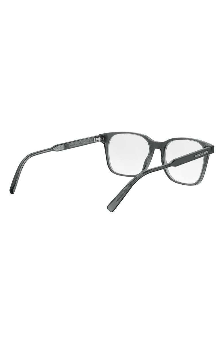 DIOR 'DiorBotanicaO S1I 55mm Rectangular Eyeglasses, Alternate, color, Grey/ Other