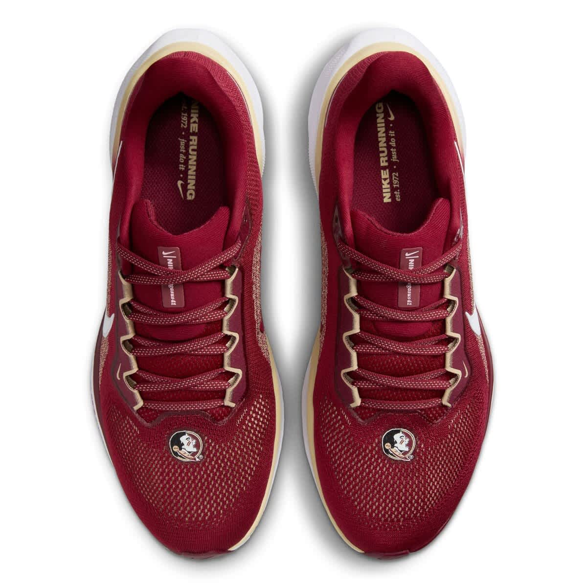 Nike Unisex Nike Garnet Florida State Seminoles Zoom Pegasus 41 Running Shoes, Alternate, color, 