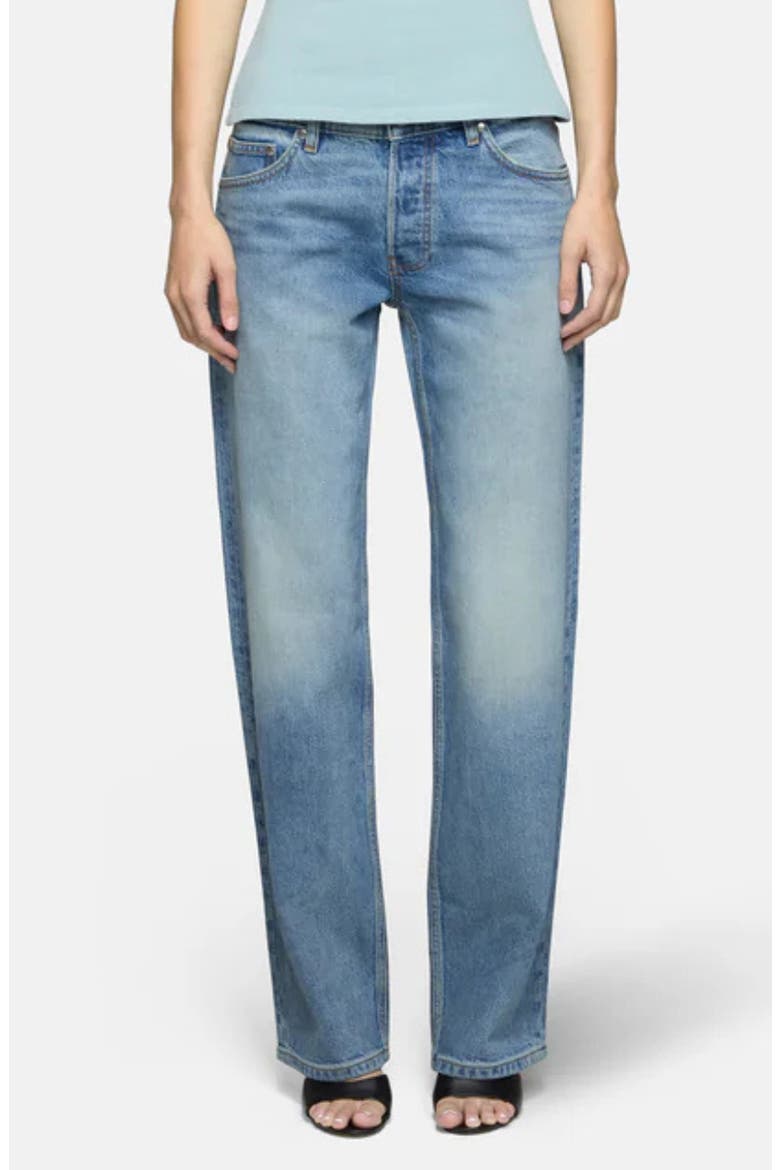 Low Rise Baggy Wide Leg Jeans, Main, color, LUNA