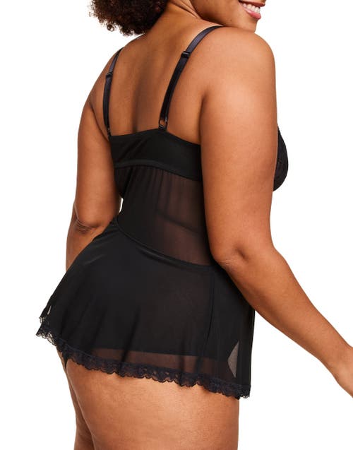 Adore Me Eleanor Bodysuit Lingerie In Black