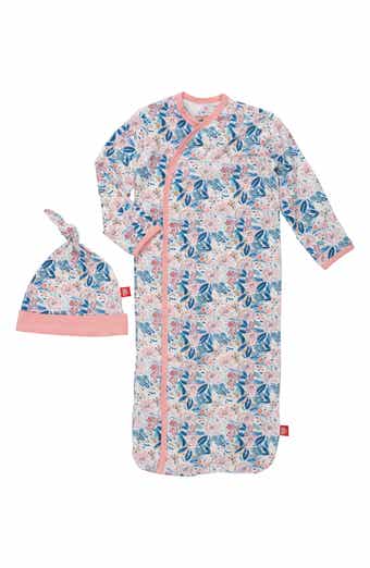 Magnetic Me Once & Floral Magnetic Sleep Gown & Hat Set
