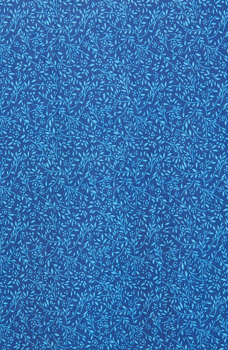 Cutter & Buck Pike Micro Floral Print Polo, Alternate, color, Indigo