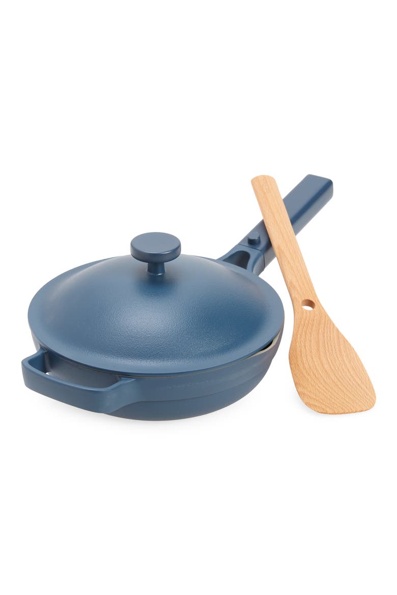 Ceramic Nonstick Always Pan, 8.5-Inch, Main, color, BLUE SALT
