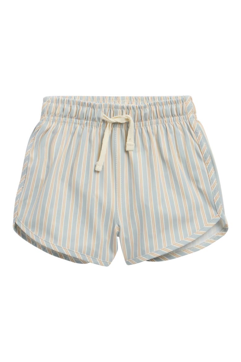 Kids' Blue N Butters Stripe Swim Shorts, Main, color, BLUE