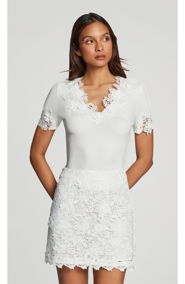 Generation Love Shiloh 3D Lace Combo Top, Alternate, color, White