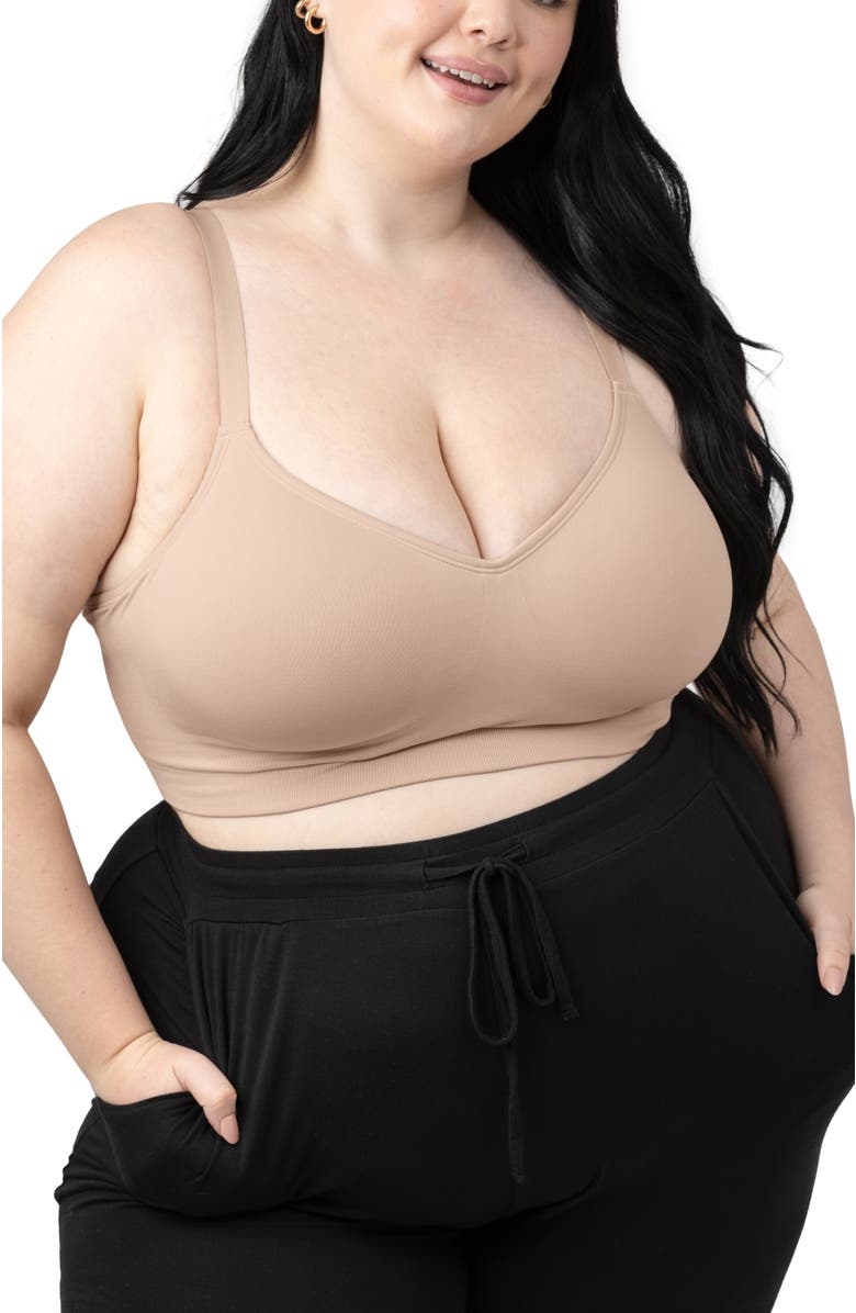 Kindred Bravely Nellie Sublime Wireless Bra, Main, color, Beige