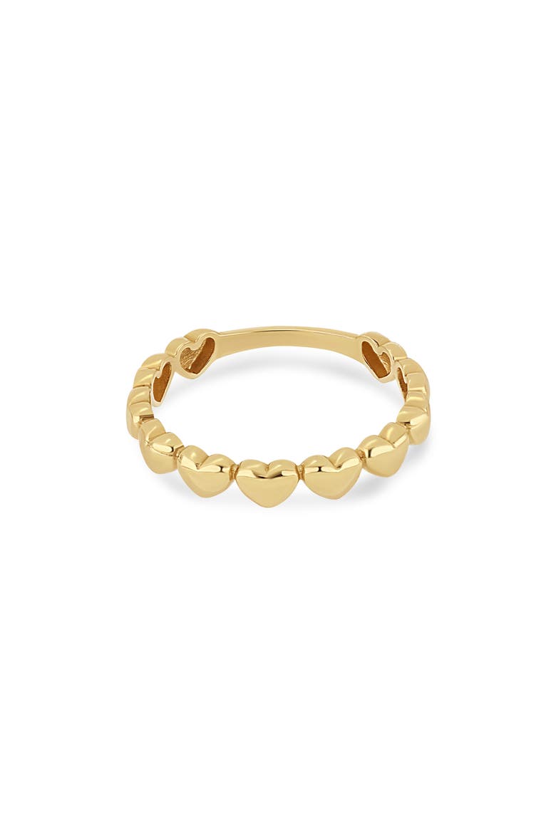 14K Gold Stackable Heart Ring, Alternate, color, 14K GOLD