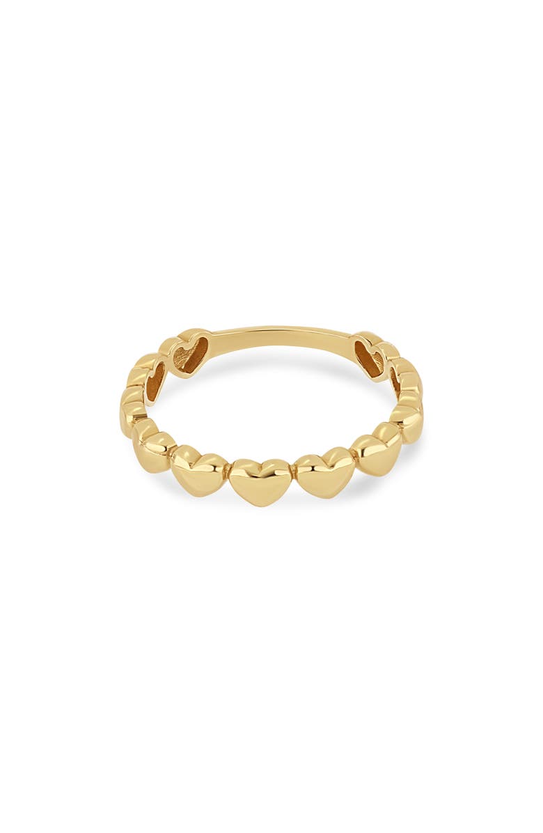 Bony Levy 14K Gold Stackable Heart Ring, Alternate, color, 14K Gold