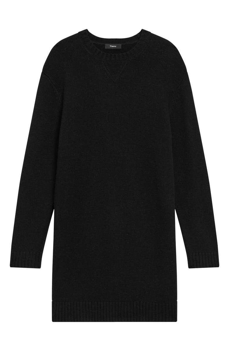 Theory Long Sleeve Wool & Cashmere Sweater Dress, Alternate, color,