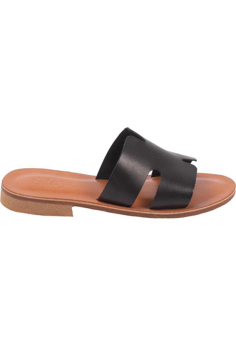 Slaye Gisele Leather Slide Sandal, Alternate, color,