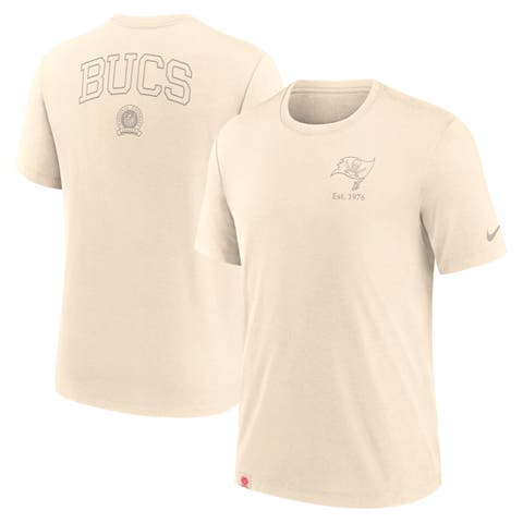 Men's Nike Cream Tampa Bay Buccaneers Glory Tri-Blend T-Shirt
