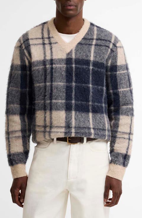 Hunham Tartan V-Neck Sweater