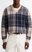 Barbour Hunham Tartan V-Neck Sweater