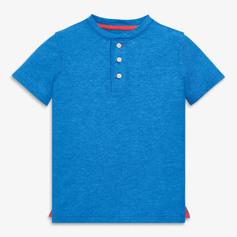 Kids Heathered Henley Tee (Toddler, Little Kid, & Big Kid)