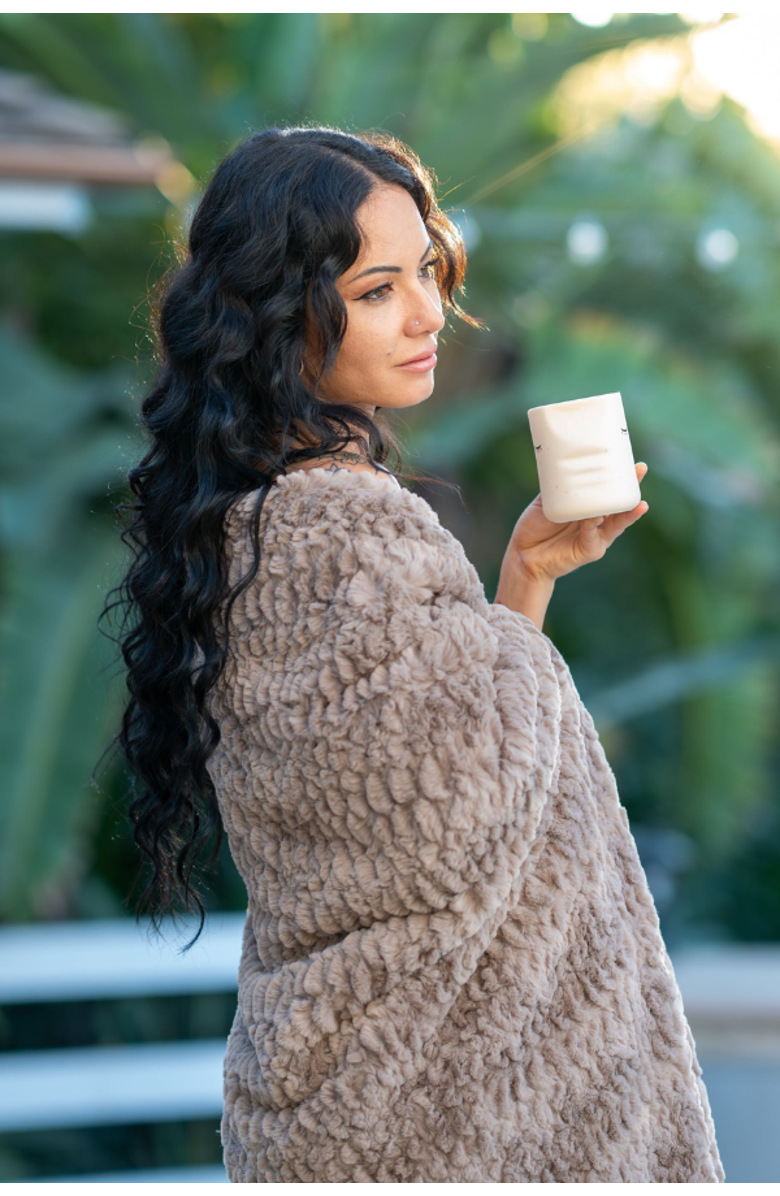 Sea To Me Blankets Napa Valley Nirvana Faux Fur Throw Blanket, Main, color, 