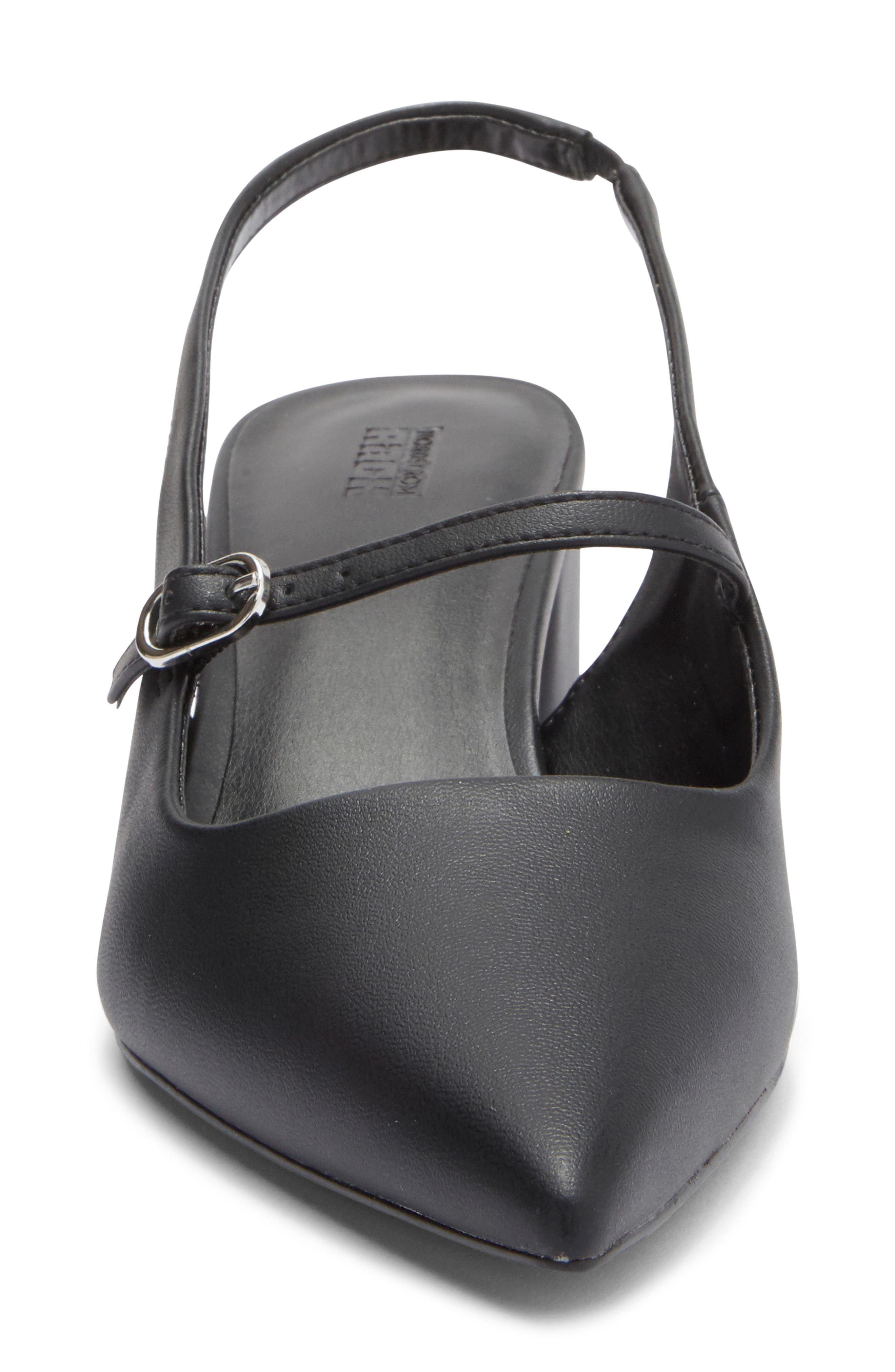 NORDSTROM RACK Jensen Slingback Pump, Alternate, color, Black