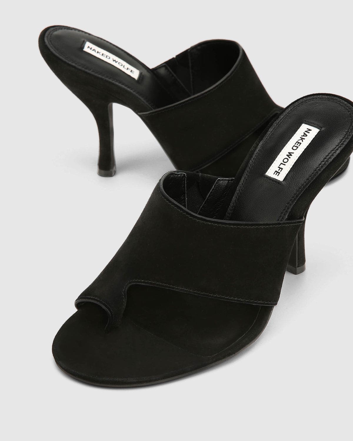 Naked Wolfe Maxime Black Suede, Alternate, color, Black
