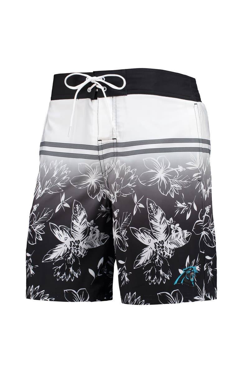G-III SPORTS BY CARL BANKS Men's G-III Sports by Carl Banks Black Carolina Panthers Island Volley Swim Shorts, Alternate, color, Black