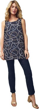 Jessica London Georgette Tunic Tank