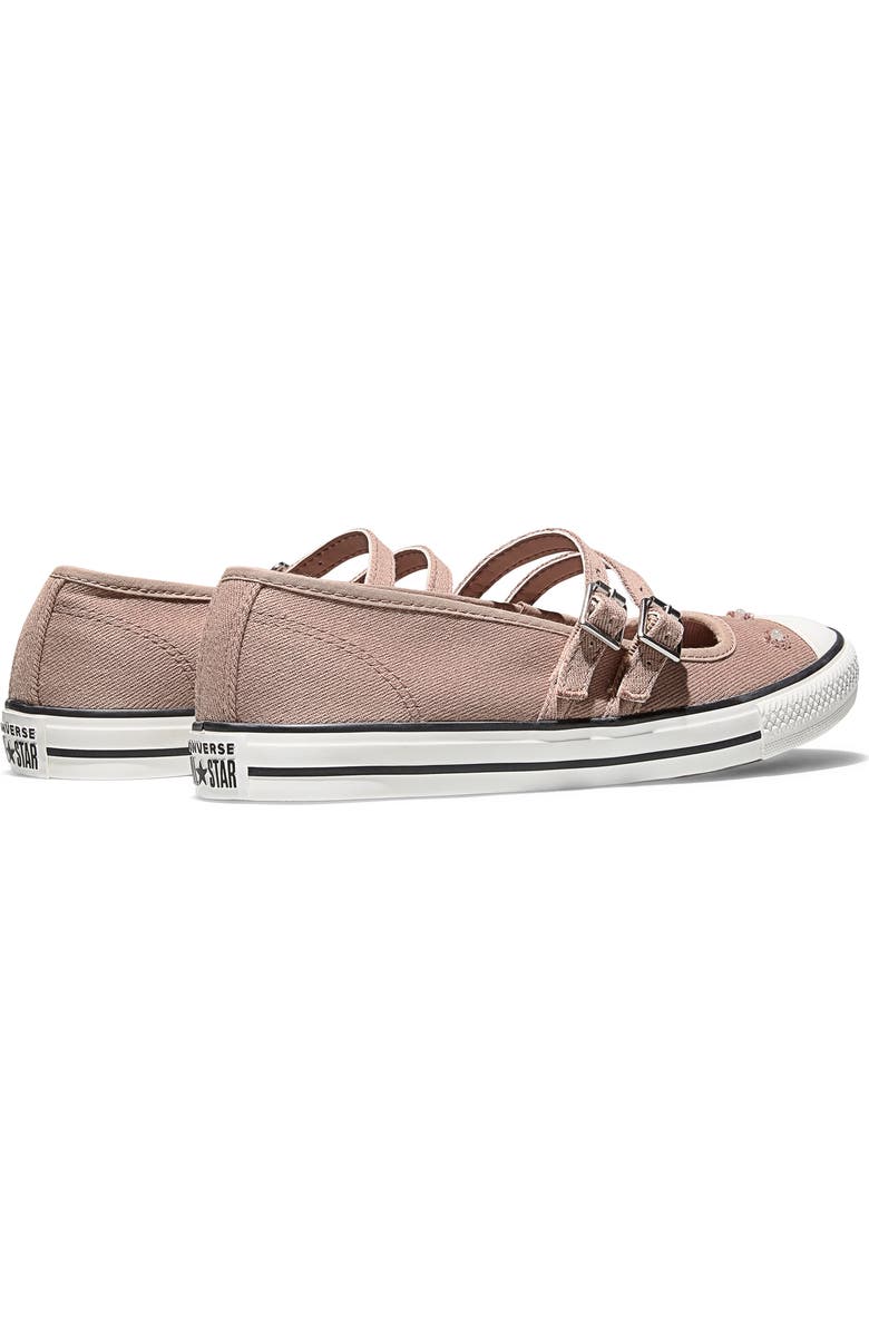 Converse Chuck Taylor<sup>®</sup> All Star<sup>®</sup> Dainty Mary Jane Sneaker, Alternate, color, Dried Earth/ Egret/ Black