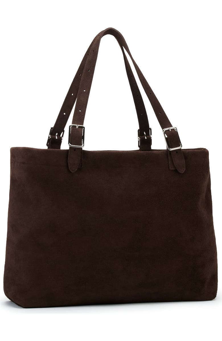 Ezra Arthur Dakota Nubuck Suede Leather Tote Bag, Alternate, color,