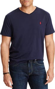 Polo Ralph Lauren Big & Tall Classic Fit V-Neck T-Shirt